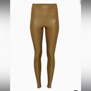 High-Waisted Brown Leggings